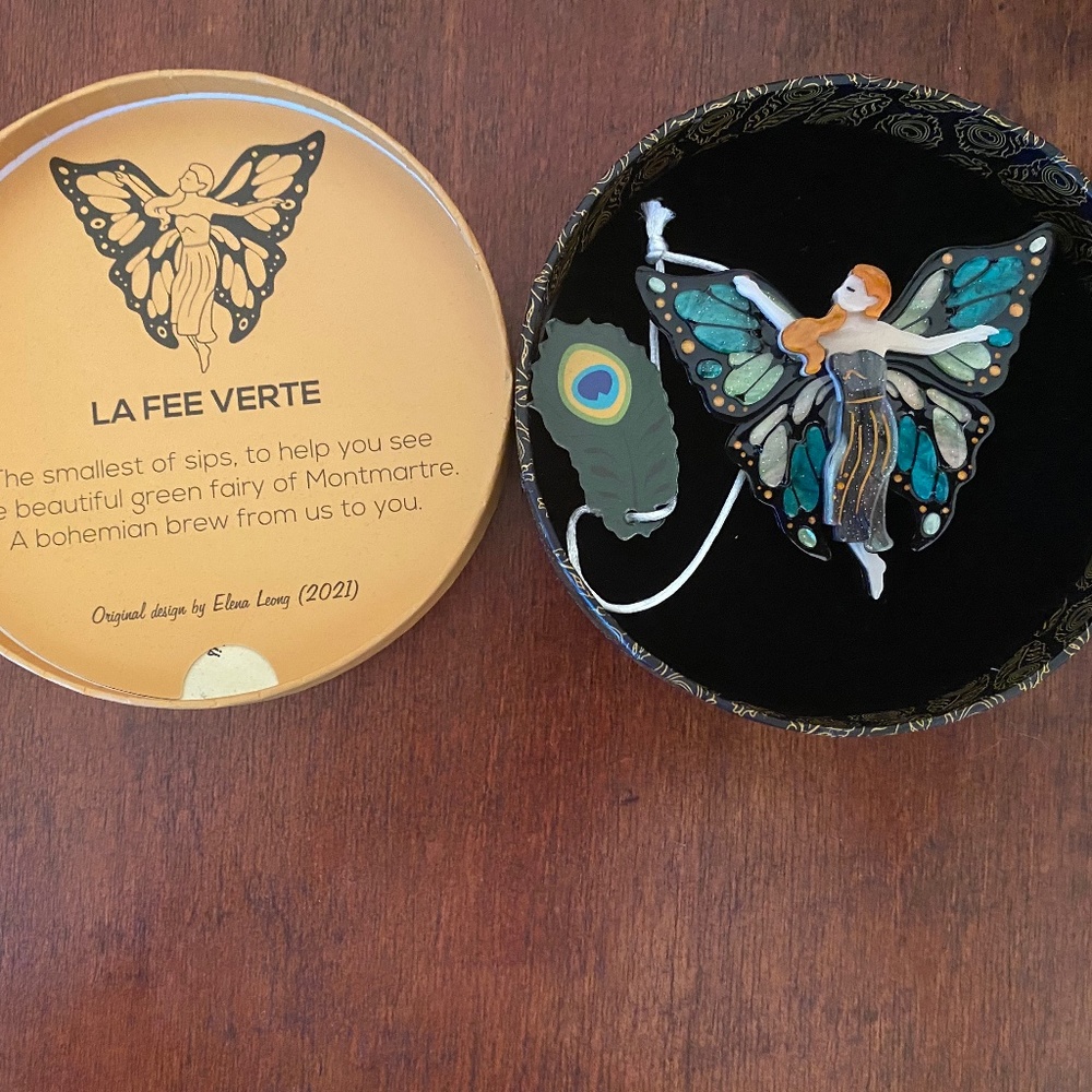 NIB Erstwilder La Fee Verte Brooch